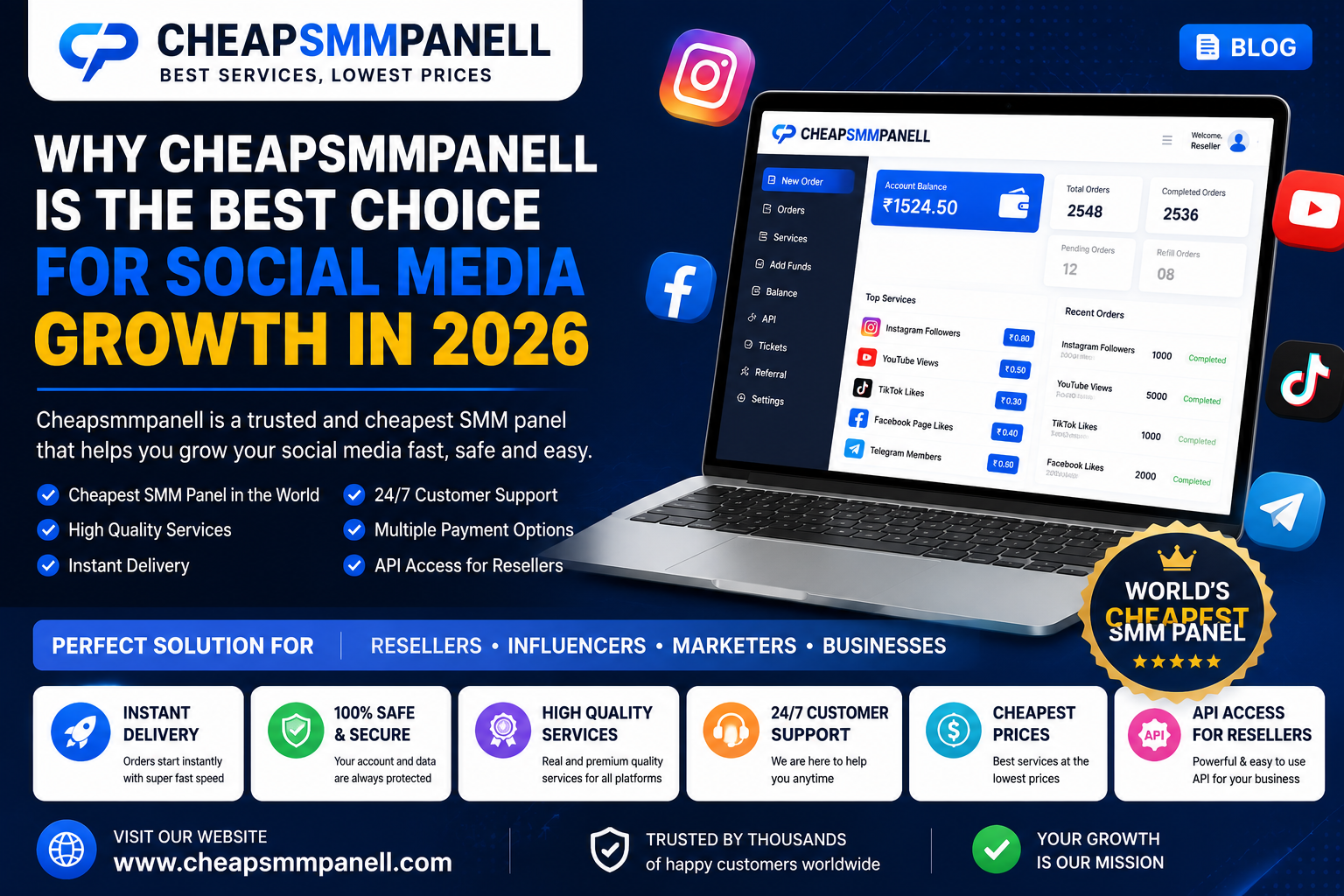 Why Cheapsmmpanell is the Best Cheap SMM Panel in 2026